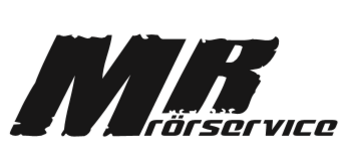 MR Rörservice AB logotyp svart vit